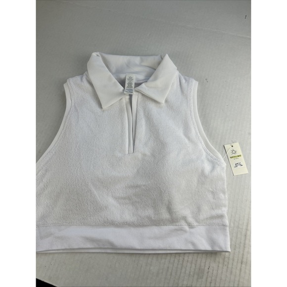 aerie Tops - Offline By Aerie Sleeveless Crop Top Built In Bra V Neck 647